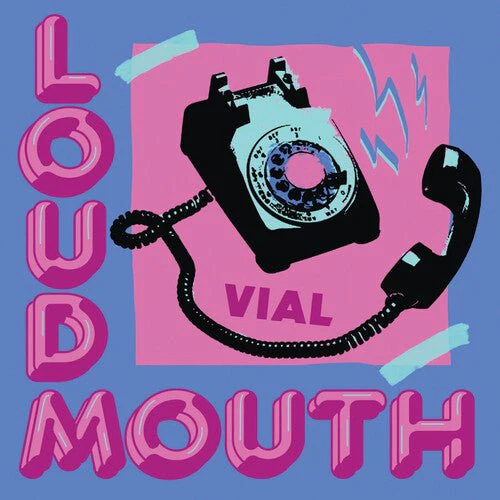 VIAL - LOUDMOUTH - ICE BLUE WITH AQUA BLUE SPOKES Vinyl LP