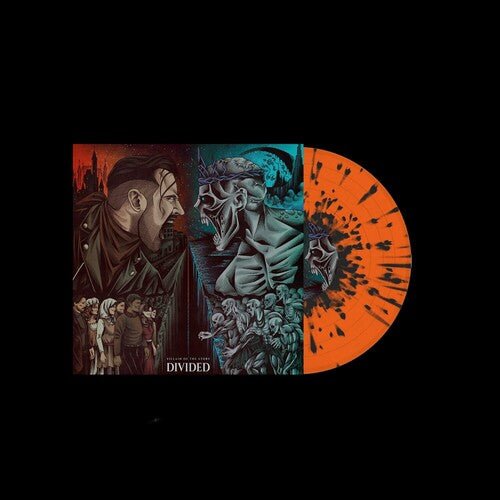 VILLAIN OF THE STORY - DIVIDED - ORANGE/BLUE SPLATTER Vinyl LP