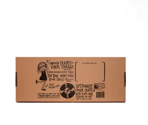Vinyl Styl VS-RS-05 Metro LP Crate 12 Inch LP Record Storage 85 to 95 Capacity - Image 3