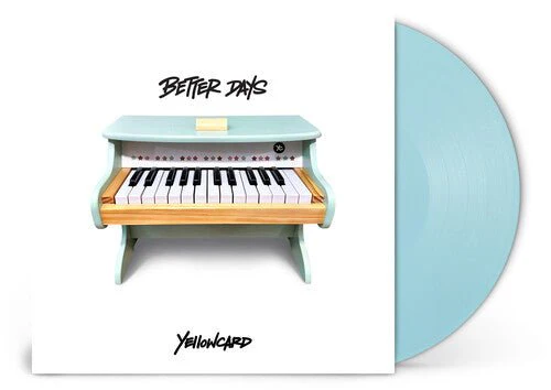 YELLOWCARD - BETTER DAYS - BLUE Vinyl LP